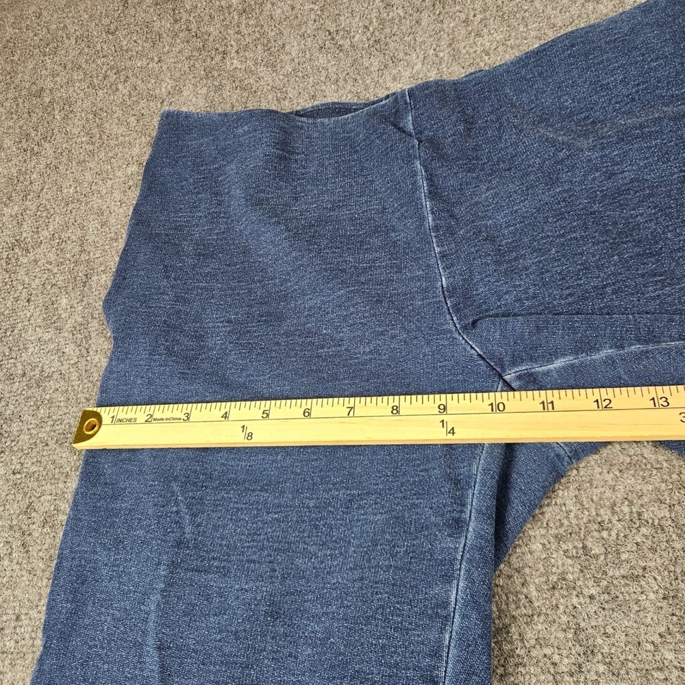 Pure Jill Indigo Slim Crops Womens Small Blue Knit Pull On Stretch Pants - Picture 9 of 11